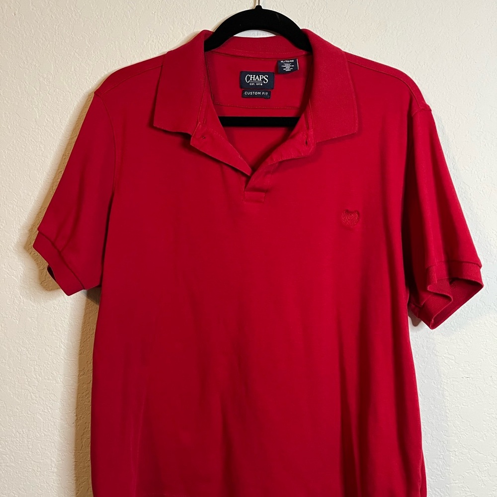 Chaps XL red polo